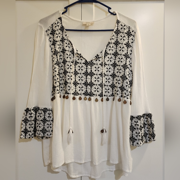 Womens boho blouse - Picture 1 of 3